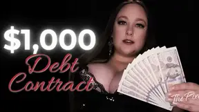 $1,000 Debt Contract