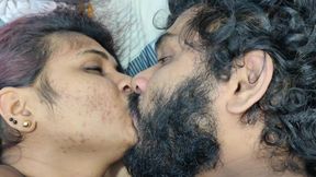 Hot deep lip lock in nude romance
