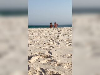 Wild dogging in several different places: beach, parking lot, trail and car