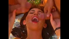 Krisztina Schwartz Gets a Threesome in the Forest