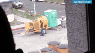 Amatur kulit hitam Tom Colt menghirup BBC sebelum melakukan tumbukan dubur yang mendalam