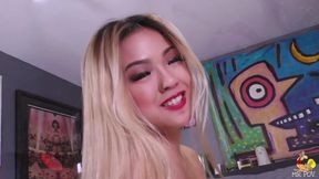 Lulu Chu And Chinese Student In Sexy Babe From Wuhan China Sucks & Fucks Her Teacher To Swallow His Load!