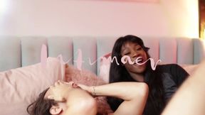 Sensual Queer Hookup with Trans Girl Vanniall and Nonbinary Ero Rose