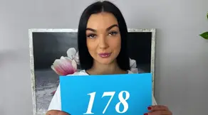 Astonishing brunette slut rides in casting
