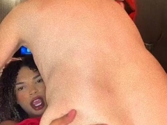 Shemale chick with big tits fucked in her tight ass