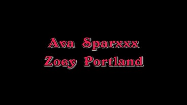 Zoey Portland and Ava Sparxxx Share Lesbian Masturbation