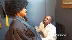 bbc pretty went to thank her leturer with a passionate sex for making her graduate with good grades