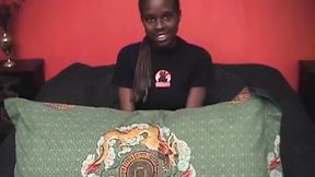 Black vixen with hairy pink gets ate out and banged