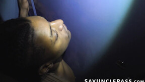 ”Myhyem M Jordyn shares intense fuck with horny men in the bathroom”