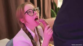teacher finishes on yuiwoos mouth after pounding porn video
