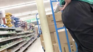 Pt two african bbw cougar bending upclose wedgie nut butt