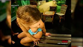 Vintage senior gets classic anal gangbang and bukkake