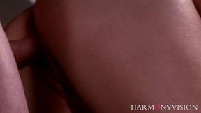 Busty blonde slave riding cock