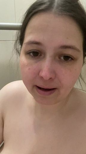 Inexpertly Riding My Pink Dildo