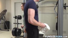 Horny Dr Wolf worked out the hard thick cock and big balls of Marcus Rivers
