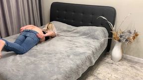 jeans fetish: mia s mimi jeans orgasm