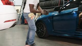 BLACKEDRAW Incredible red head loves fast cars & big BBC