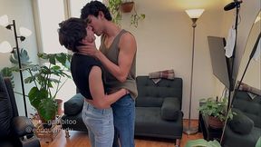Cute boy takes a massive cock - enriquemudu &amp_ the  gambitoo