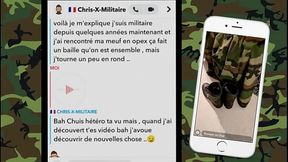 Un militaire fran&ccedil_ais h&eacute_t&eacute_ro curieux en manque de queues !