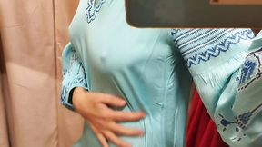 Mommy's Hot Honeys: Hairy Latina Wife's Big Tits &mdash;  Bare Feet &mdash;  and Booty Shorts