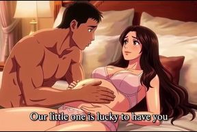 Sensual Pregnant Oil Massage Turns Passionate Husband Worships His Glowing Pregnant wife