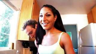Small tits slut Isabella Pacino getting dick from asshole to mouth by Clarke Kent