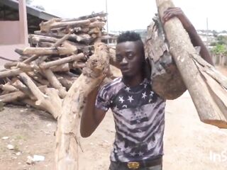 getting wood