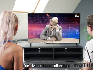 MATURE4K. This babe was older and lonely, that guy came to calm her down by putting his giant ramrod in her throat