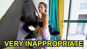 Hot - Sexy Spanish Maid Claudia Bavel Getting Dick From Client Alberto Blanco