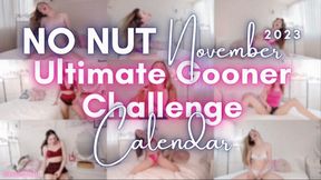 No Nut November Ultimate Gooner Challenge Calendar 2023