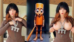 Tung Tung Tung Sahur T3 Cosplay Brainrot - Hardcore Pussy And Anal Fuck Cum In Ass With Sweetie Fox