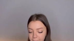 Member Model @PrincessKiss @Sextoy in the mouth & #18+ Teen #Brunette #Sexy Lingerie #Solo adult sexy video | Tik.Porn