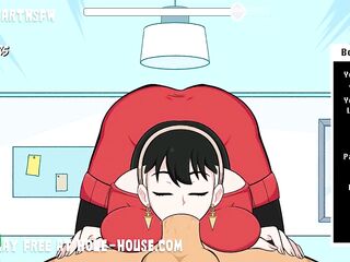 Yor forger getting drilled in multiple positions moaning orgasm creampie sex rule 34 trickling cum
