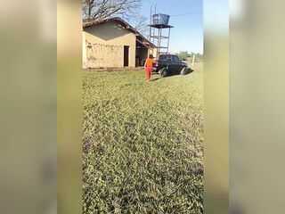 This babe broke into the church and was caught by the security guard