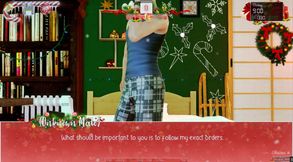 Unlimited Christmas [Xmas hentai porn play] ep.8 arm wrestling against my stepmother best friend before fucking her MILF pussy
