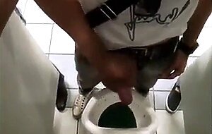 public  bath and dressing rooms stroking and cumming