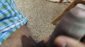 Hairy Cock Cum Licking Show