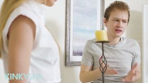 Aiden and Alex's tiny boobs action