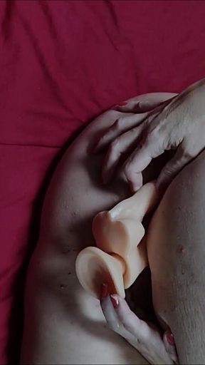 Dildo Double Penatration With My Toy