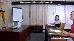 Lerares engels krijgt 2 harde pikken