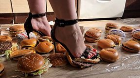 50 Mc Burgers Crush with Heels and Barefeet