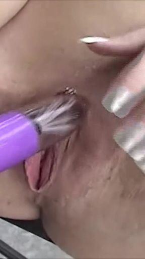 She Does It Herself on the Balcony