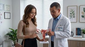 beautiful woman wants to get pregnant and her gynecologist takes advantage of it to fuck her, porn in spanish- ai porn