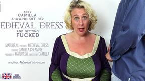 ”Busty Camilla gets ravaged in her medieval dress”