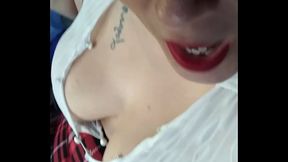 I show my Big Bouncing Pierced Tits and watch the reactions.