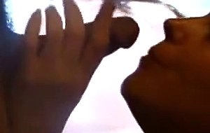 Wife's face blasted with cum