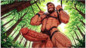 Kinky Gay Men in Harness