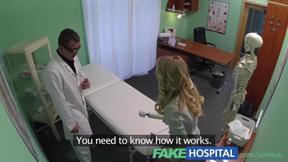 ”Sales Rep Seduces Doc with Twat Play”