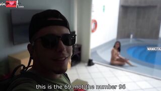 Great Colombian has anal sex with a tourist squirts and gets facial