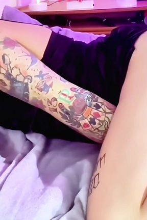 Trans Slut Emma Ink Moans Loudly on Her Neighbor&#039;s Dick